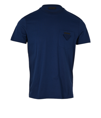 Prada T shirt, £150, Clothing, Navy, Cotton, Front view