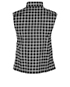 Prada Grid Printed Buttoned Sleeveless Top, back view