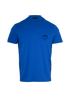 Prada Triangle Logo T-shirt, £150, Clothing, Blue, Cotton, Front view