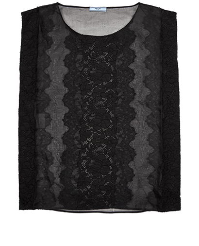 Prada Lace Panel Top, front view