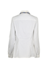 Prada Jewelled White Button Up Shirt, &pound;180, Clothing, White, Cotton, Back view