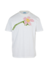 Prada Floral Appliqué T-Shirt, &pound;110, Clothing, White, Cotton, Front view