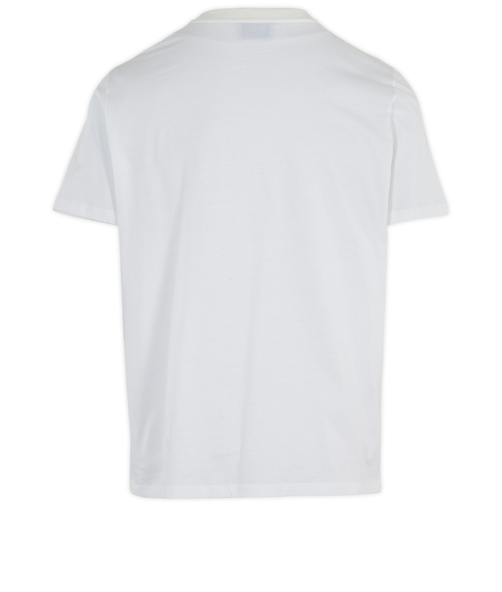 Prada Floral Appliqué T-Shirt, &pound;110, Clothing, White, Cotton, Back view