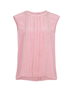 Prada Sleeveless Blouse, Silk, Pink, UK10, 3*