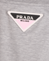 Prada Triangle Logo T-Shirt, &pound;90, Clothing, Grey, Cotton, Other view
