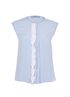 Prada Sleeveless Ruffle Blouse, front view