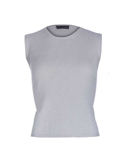 Prada Tank Top, &pound;85, Clothing, Grey, Wool, Front view