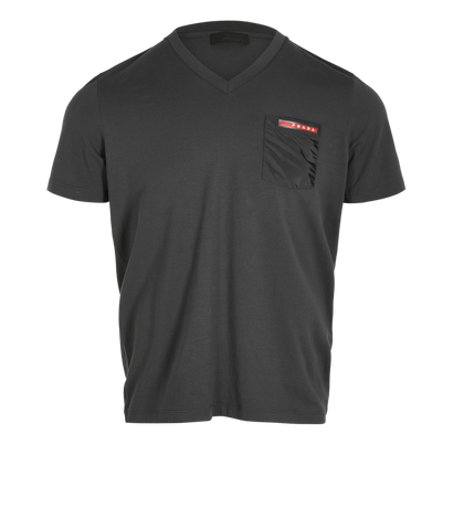 Prada V-neck T-Shirt, front view