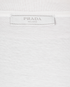 Prada Triangle Logo T-shirt, £150, Clothing, White, Cotton, Other view