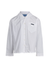 Prada Button-up Shirt, &pound;150, Clothing, White, Cotton, Front view
