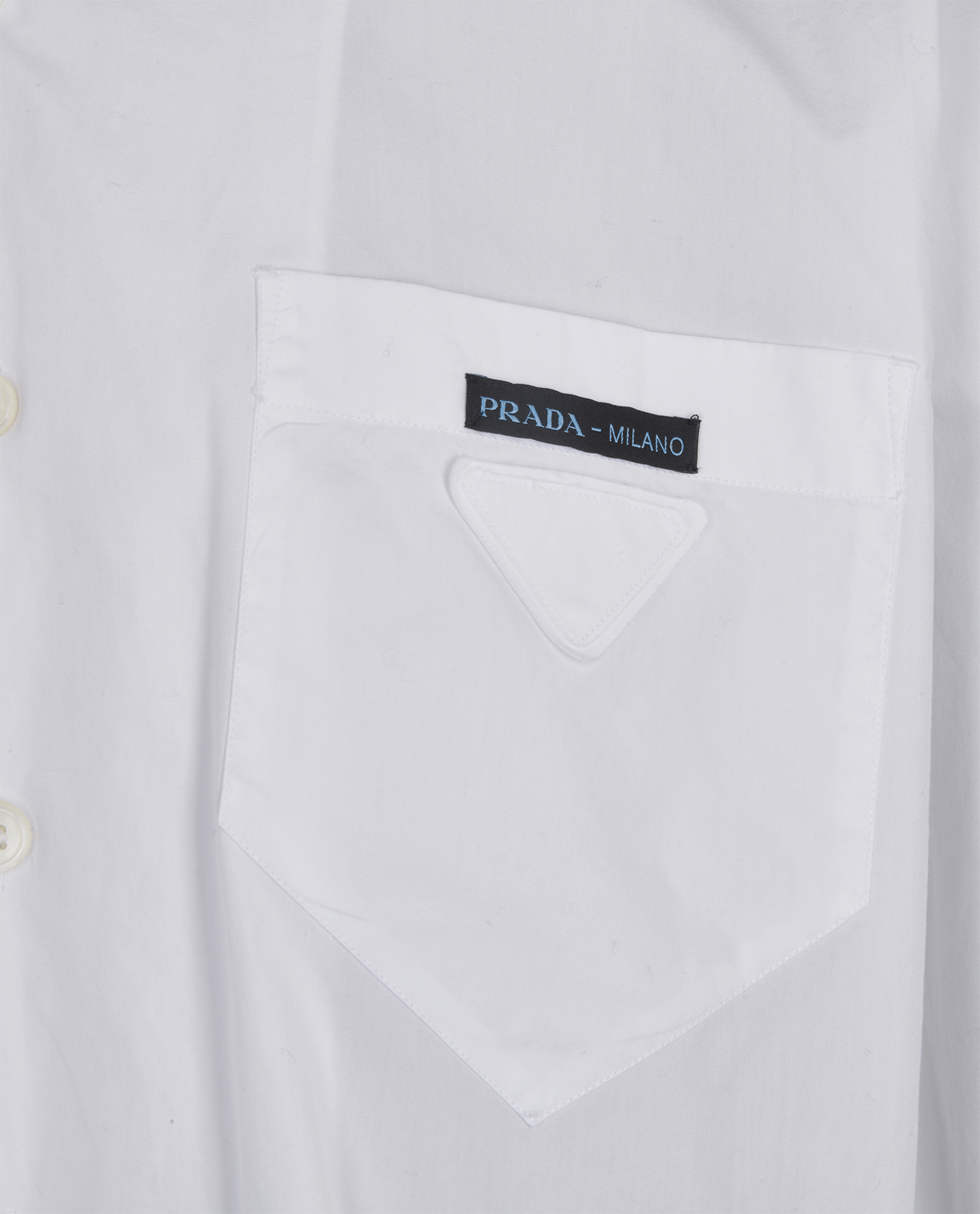 Prada Button-up Shirt, &pound;150, Clothing, White, Cotton, Other view