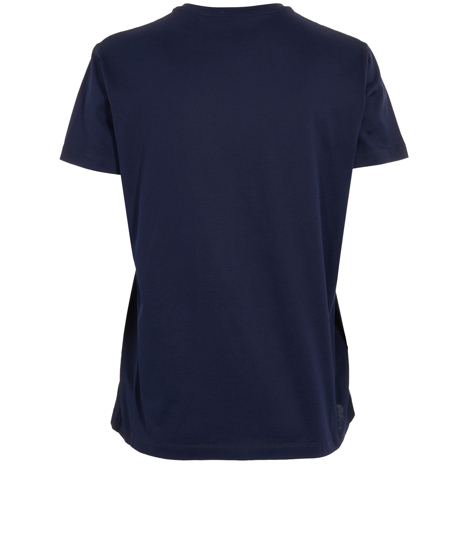 Prada Logo T-Shirt, &pound;110, Clothing, Navy, Cotton, Back view