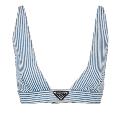Prada Striped Bralette, front view