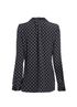 Prada Polka Dot Long Sleeve Blouse, back view