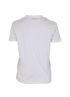Prada Embellished Collar T-Shirt, &pound;140, Clothing, White, Cotton, Back view