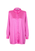 Self-Portrait Crystal Embellished Shirt, &pound;130, Clothing, Pink, Polyester (Polymer), Front view
