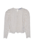 Self-Portrait Floral Long Sleeve Top, front view