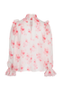 Self-Portrait Floral Print Blouse, back view