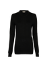 Saint Laurent V-Neck Knit Top, &pound;150, Clothing, Black, Wool, Front view