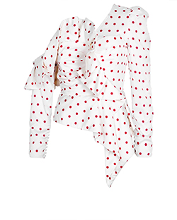 self portrait polka dot top