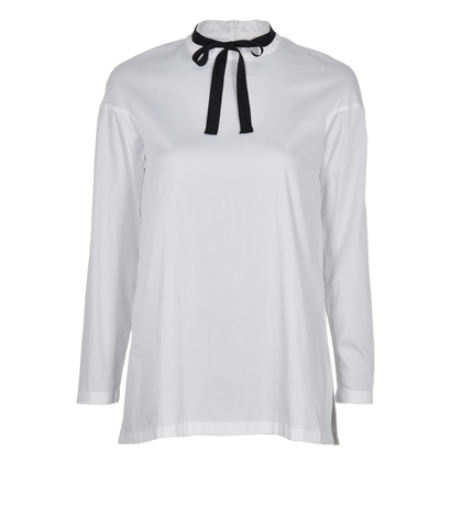 S Max Mara Bow Detail Blouse, front view