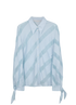 Stella McCartney Cut Out Shirt, &pound;195, Clothing, Blue, Cotton, Front view