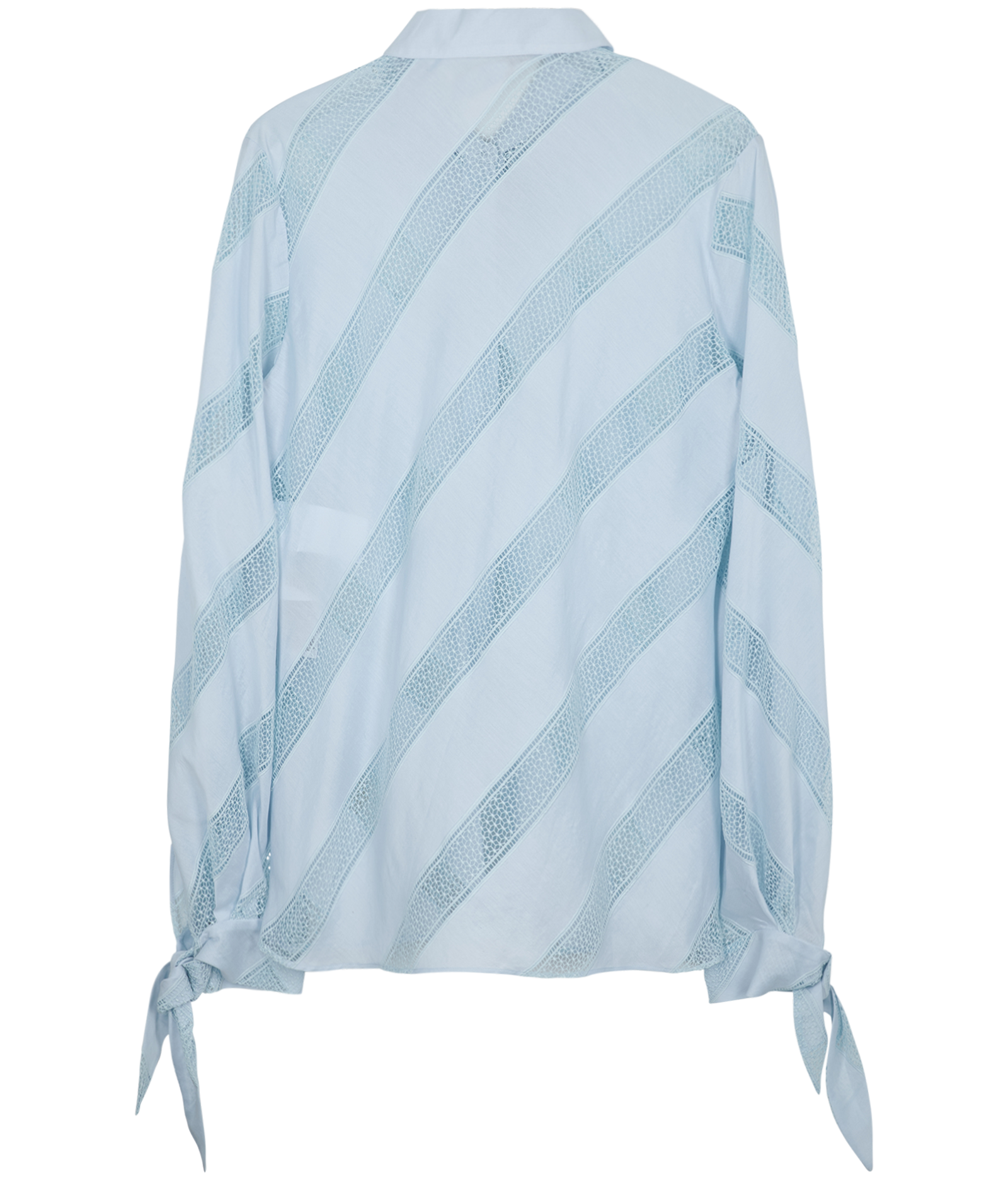 Stella McCartney Cut Out Shirt, &pound;195, Clothing, Blue, Cotton, Back view