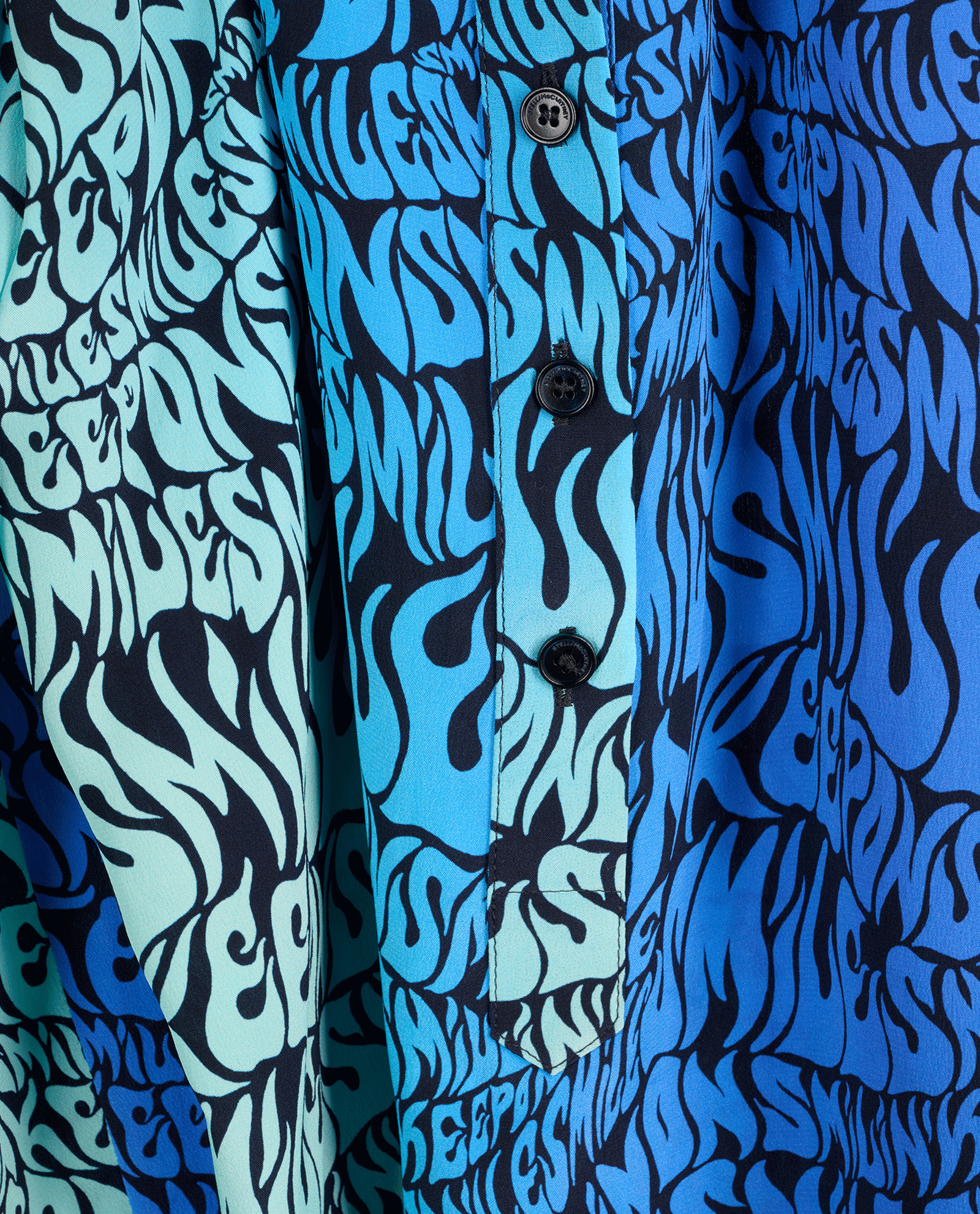 Stella McCartney Keep On Smiling Blouse, &pound;90, Clothing, Blue, Silk, Other view