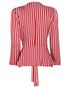 Stella Mccartney Striped Belted Blouse, back view