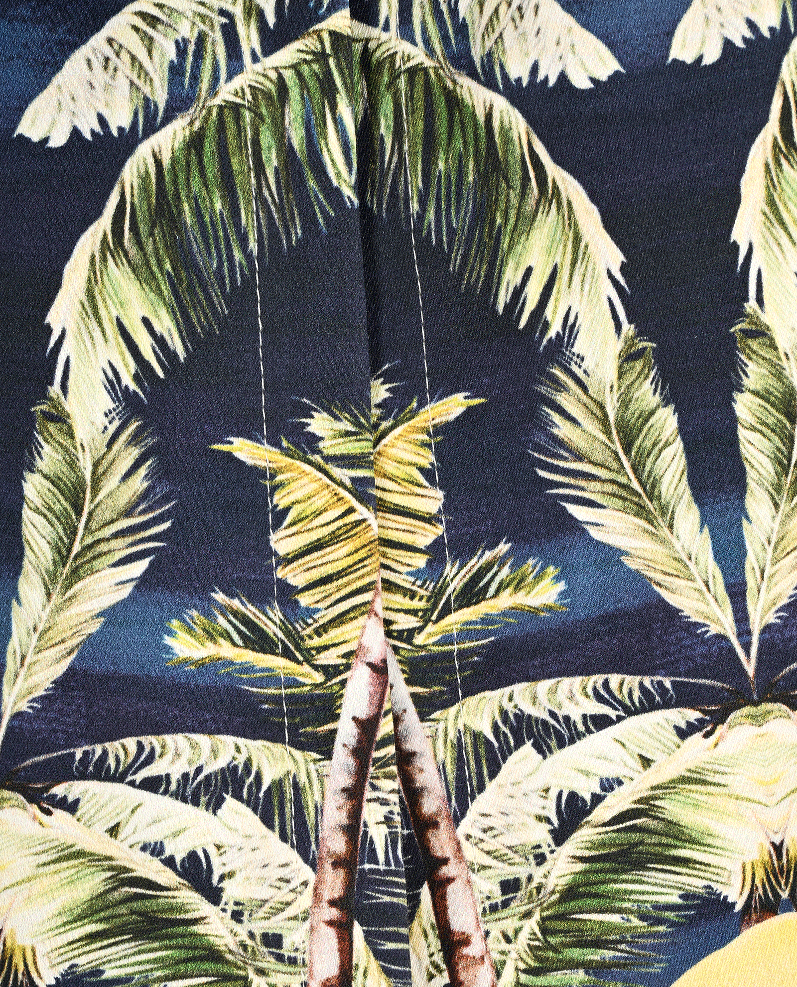 Stella McCartney Tropical Boxy Top, &pound;40, Clothing, Blue/Green, Cotton, Other view