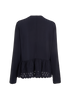 Stella McCartney Peplum Top, &pound;95, Clothing, Navy, Silk, Back view