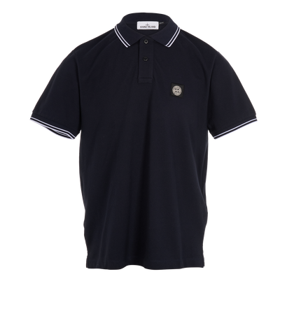 Stone Island Slim Fit Logo Polo Shirt, front view