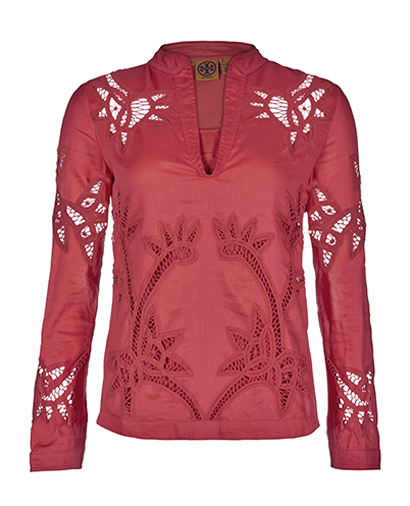 Tory Burch Lace Patch Top, front view