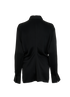 Toteme Slouch Satin Shirt, &pound;110, Clothing, Black, Viscose, Back view
