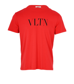 Valentino T-Shirt, Mens, Cotton, Red, Sz M, 3*
