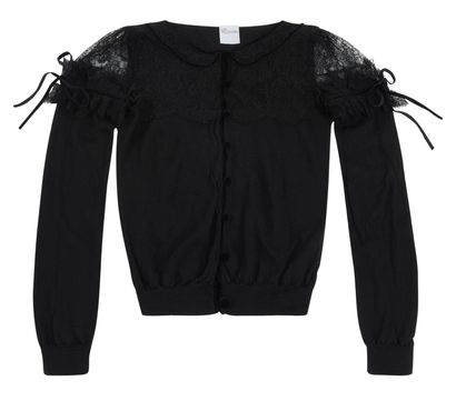 REDValentino Lace Cardigan, front view