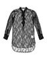 Valentino Sheer Lace Top, front view