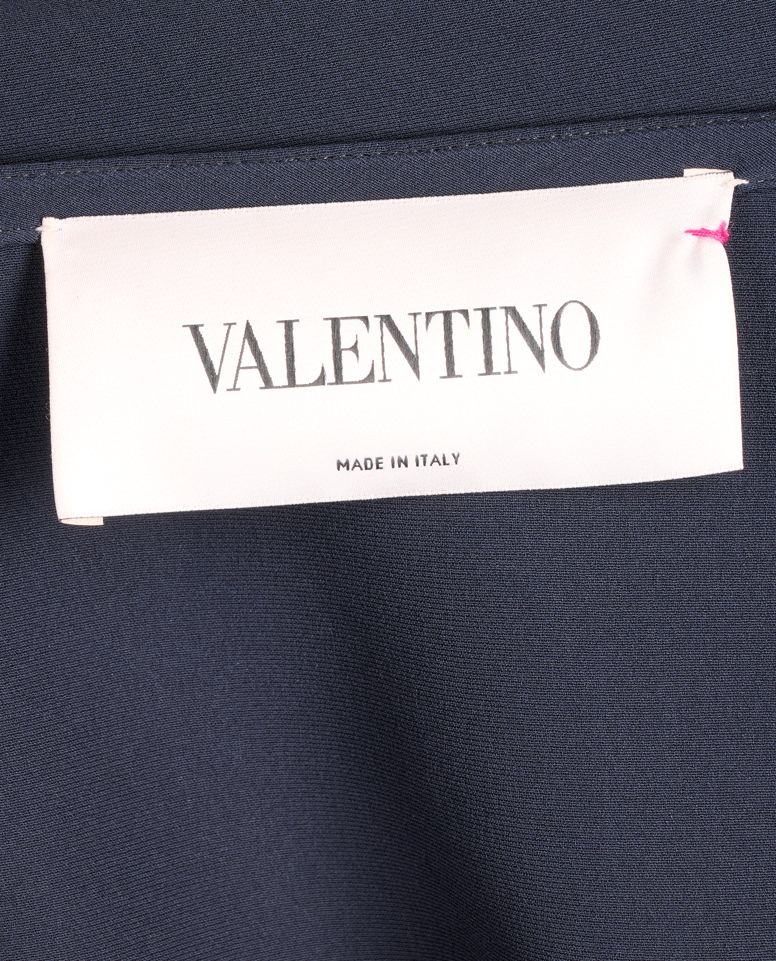 Valentino Boxy Pockets Top, &pound;80, Clothing, Navy, Silk, Other view