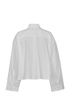 Valentino Techno Poplin Laser Cut Crop Shirt, back view