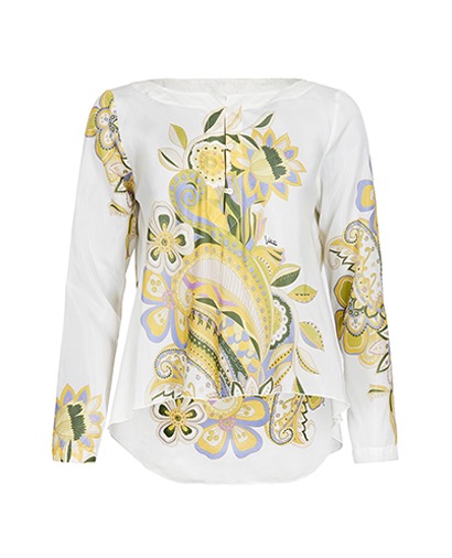 Valentino Floral Blouse, front view