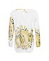 Valentino Floral Blouse, back view