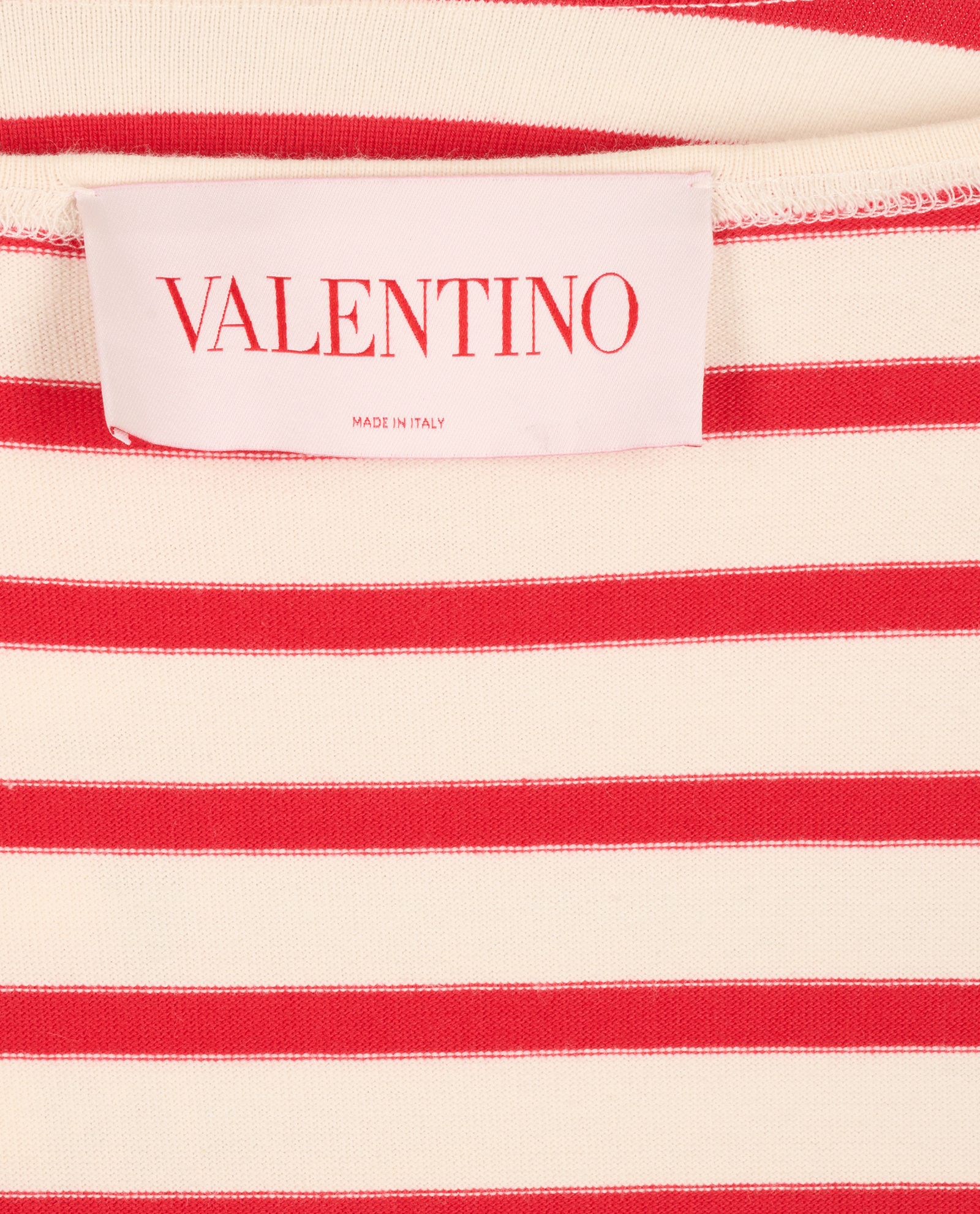 Valentino Striped Top, &pound;90, Clothing, Red/White, Cotton, Other view