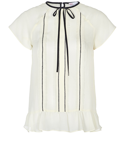 Red Valentino Trim Blouse, front view