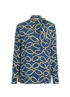 Valentino Chain Print Blouse, front view