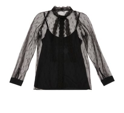 Valentino Chantilly Lace Blouse, front view