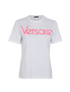 Versace Embroidered Logo T-Shirt, front view