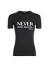 Versace 'Never Too Much' Embroidered T-Shirt, front view