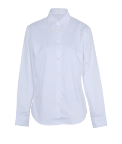 Versace Long Sleeve Shirt, Cotton, White, UK8, 2*