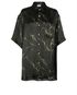 Vetements Black Lightning Fluid Shirt, front view