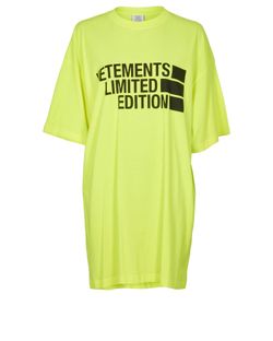 Vetements Limited Edition Neon Tee, Yellow, XL, 3*, XY
